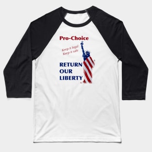 Pro-choice Baseball T-Shirt